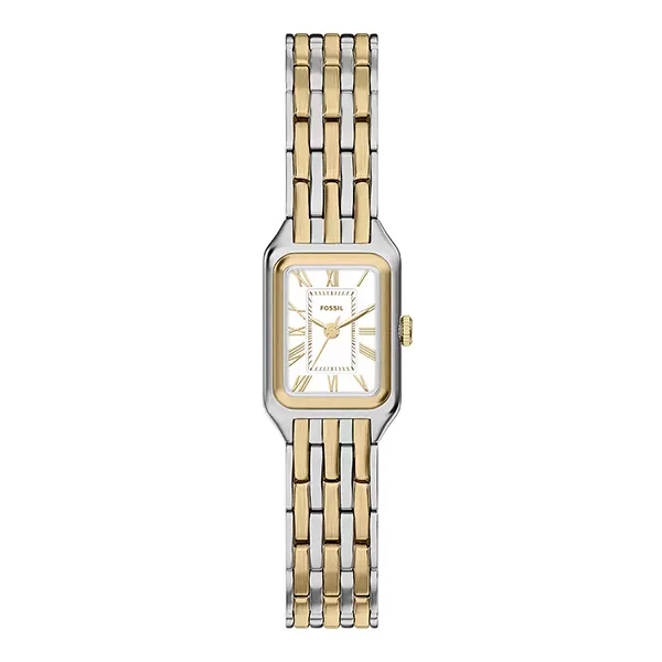 Đồng Hồ Nữ Fossil Raquel Mini Three Hand Two Tone Stainless Steel Watch ES5468 Màu Vàng - Bạc