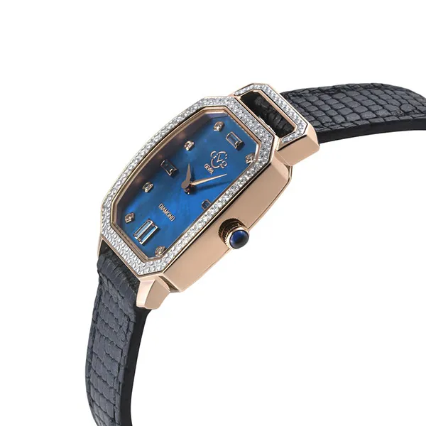 Đồng Hồ Nữ Gevril GV2 Pavia Diamond Watch 13407 Màu Xanh Navy