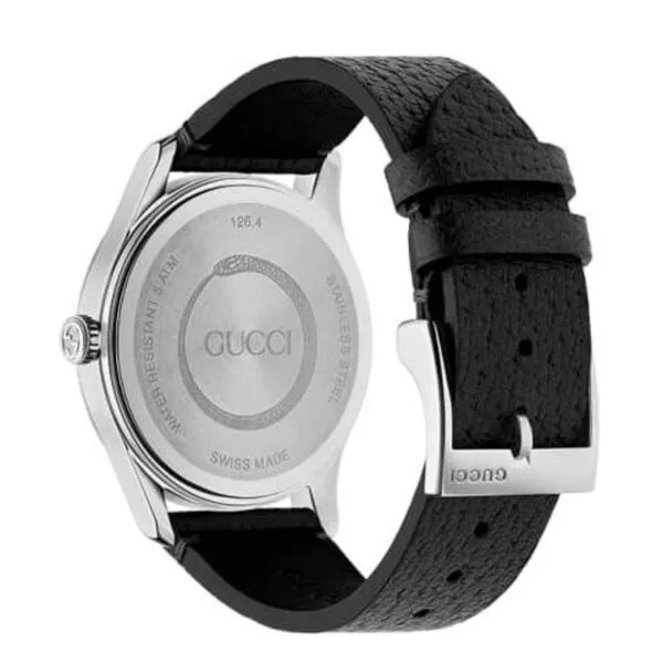 Đồng Hồ Nữ Gucci G-Timeless Honeybee Black Dial Women's Watch 38mm YA1264067A Màu Đen - Bạc