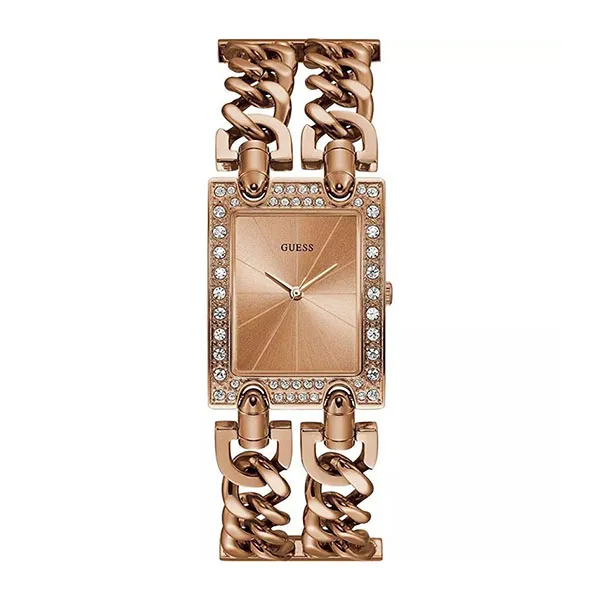 Đồng Hồ Nữ Guess Vanity Rose Gold Watch 28.5x39mm Màu Vàng Hồng