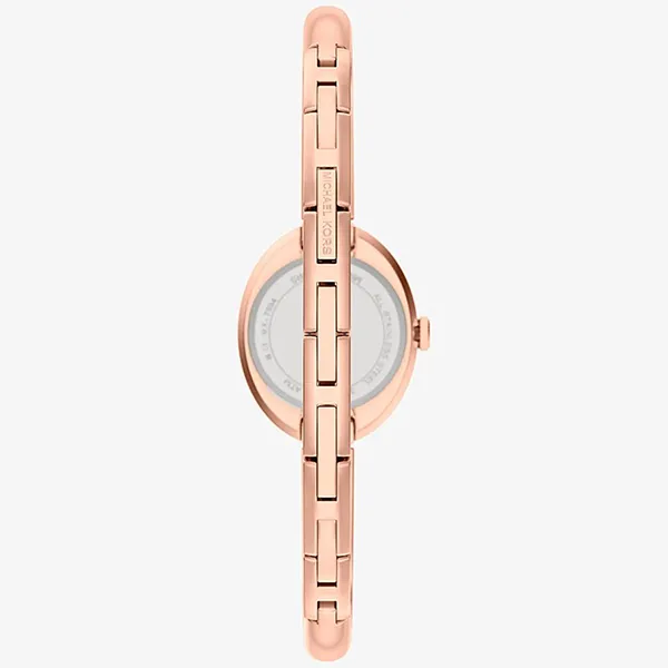 Đồng Hồ Nữ Michael Kors MK Petite Maude Rose Gold-Tone Bangle Watch MK7594 Màu Vàng Hồng