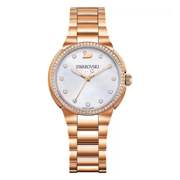 Đồng Hồ Nữ Swarovski City Mini Ladies Watch Màu Vàng Hồng