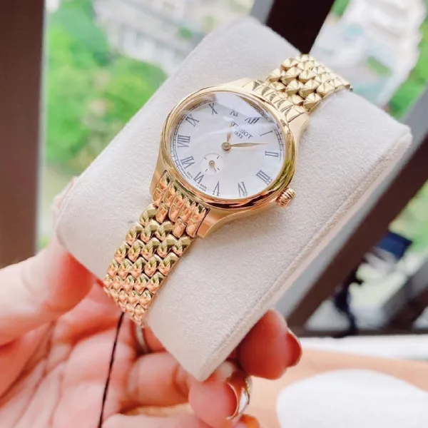 Đồng Hồ Nữ Tissot Bella Ora Piccola Ladies T103.110.33.113.00 Watch 27mm Màu Vàng