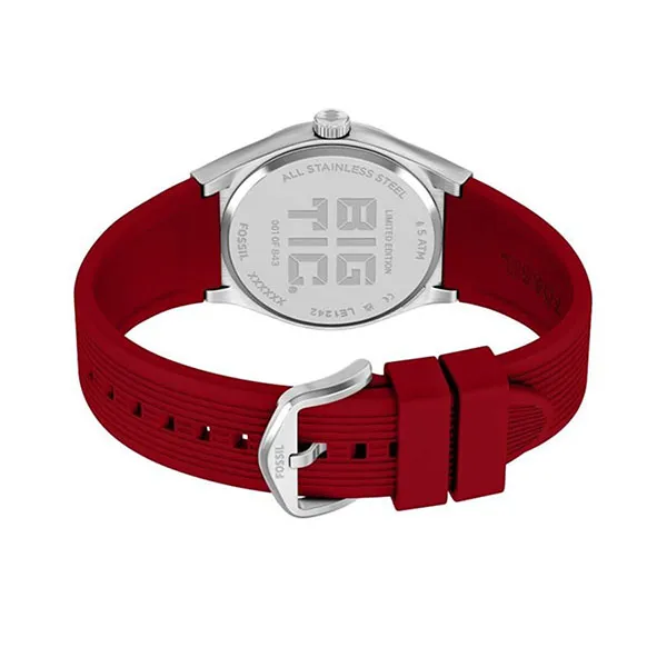 Đồng Hồ Unisex Fossil Archival Big Tic World Cup 40mm LE1242 Màu Đỏ