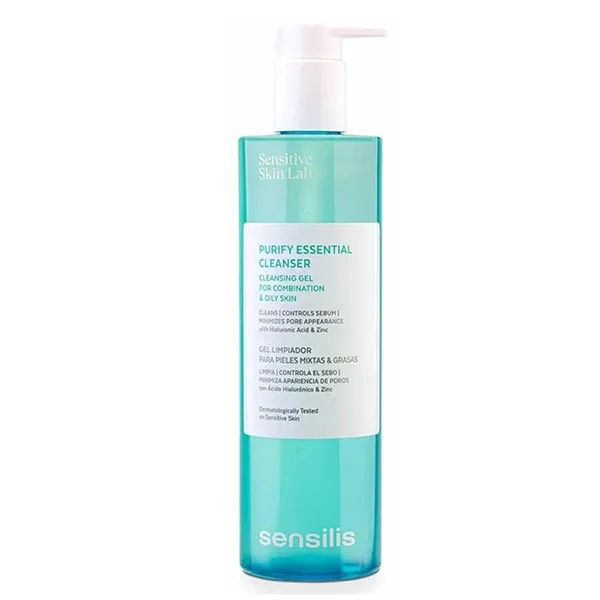 Gel Rửa Mặt Kiểm Soát Dầu Nhờn Sensilis Purify Essential Cleanser 400ml