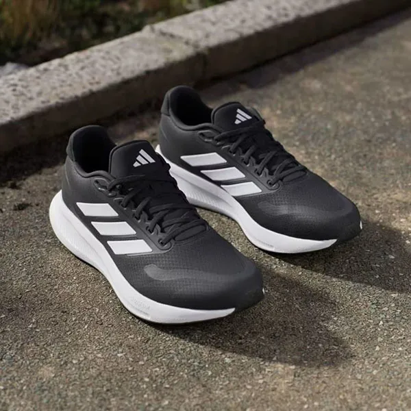 Giày Chạy Bộ Nam Adidas Runfalcon 5 IH7758 Cloud Core Black / White Màu Đen Size 41 1/3