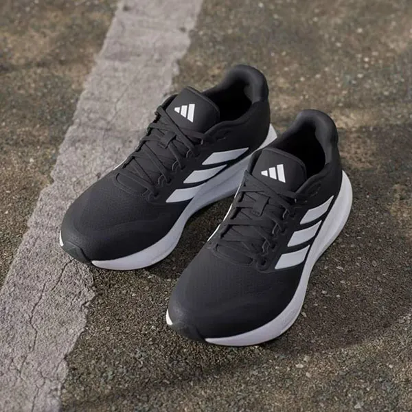 Giày Chạy Bộ Nam Adidas Runfalcon 5 IH7758 Cloud Core Black / White Màu Đen Size 41 1/3