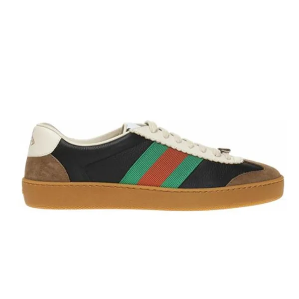 Giày Sneaker Nam Gucci Leather Web 521681-0PV20-2361 Phối Màu Size 39
