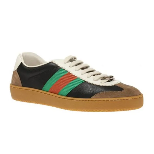 Giày Sneaker Nam Gucci Leather Web 521681-0PV20-2361 Phối Màu Size 39