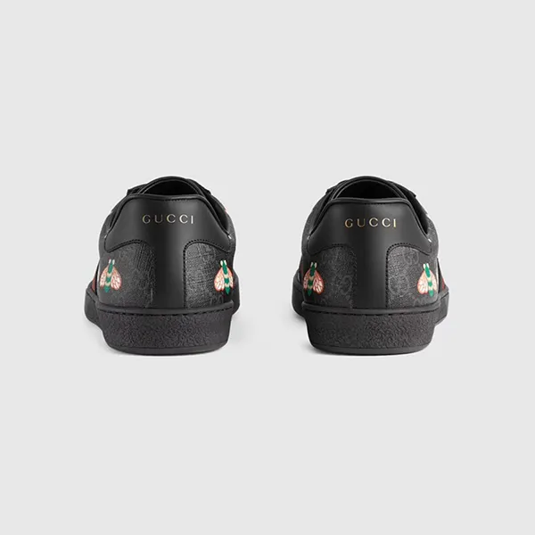 Giày Sneaker Nam Gucci Men’s Bee Print Ace ‎429445-UIE10-1095 Màu Đen Size 41