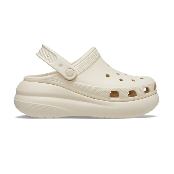 Giày Sục Crocs Clog Crush Classic - Bone 207521-2Y2 Màu Trắng Ngà Size 37-38