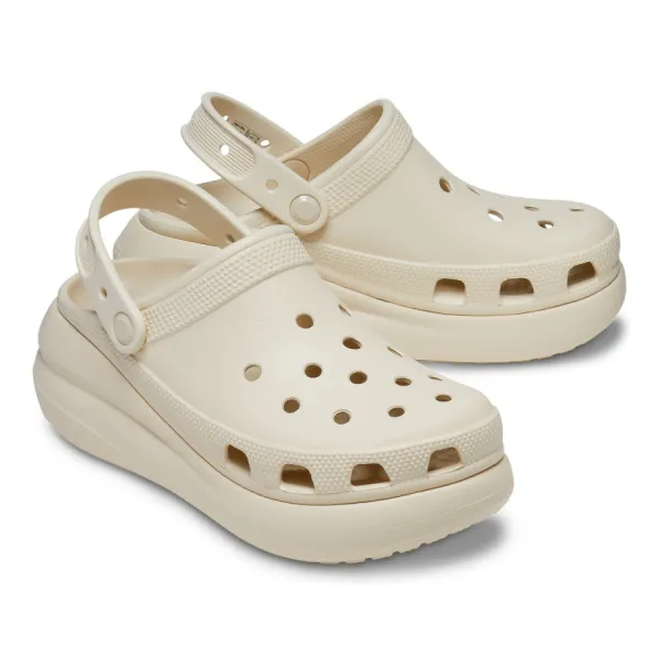 Giày Sục Crocs Clog Crush Classic - Bone 207521-2Y2 Màu Trắng Ngà Size 37-38