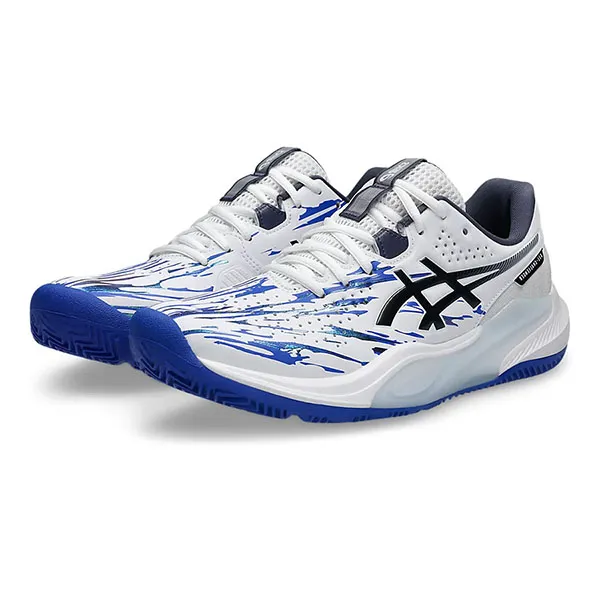 Giày Tennis/Pickleball Nam Asics Gel Challenger 15 Padel L.E 1041A555.100 Màu Trắng Xanh