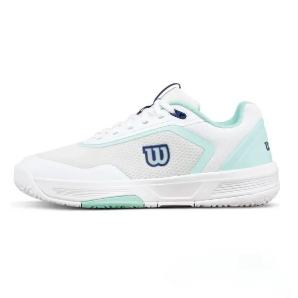 Giày Tennis/Pickleball Wilson WRS340140 Courtglide Omni W Shoes Màu Trắng - Xanh Size 38.5