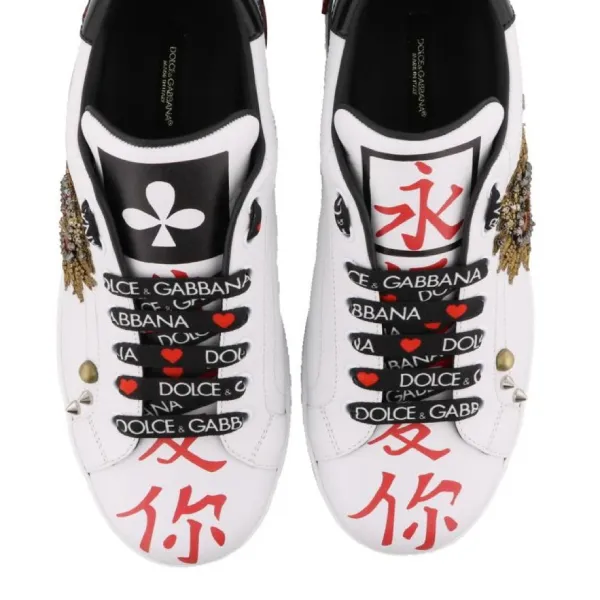 Giày Thể Thao Nam Dolce & Gabbana D&G CS1561AH595HWF57 Màu Trắng Size 40