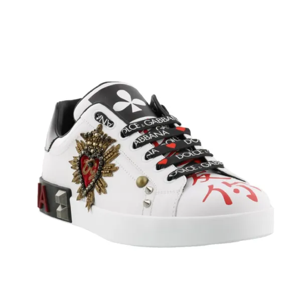 Giày Thể Thao Nam Dolce & Gabbana D&G CS1561AH595HWF57 Màu Trắng Size 40