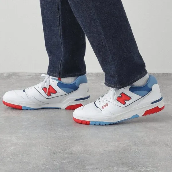 Giày Thể Thao New Balance 550 True Red Atlantic Blue BB550NCH Phối Màu Size 41