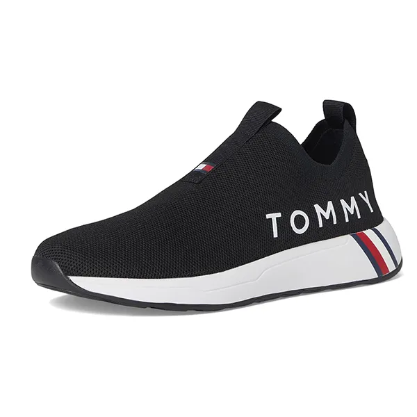 Giày Thể Thao Nữ Tommy Hilfiger Aliah Sneakers Màu Đen Size 36.5