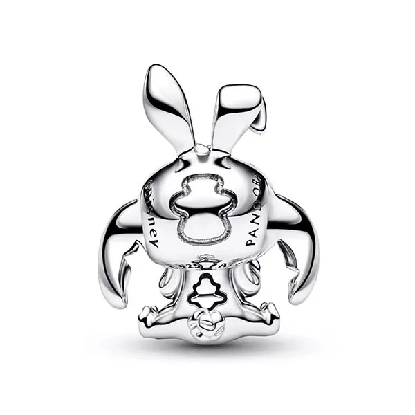 Hạt Vòng Charm Nữ Pandora Stitch Easter Bunny By Lilo & Stitch 794498C01 Màu Bạc Cam
