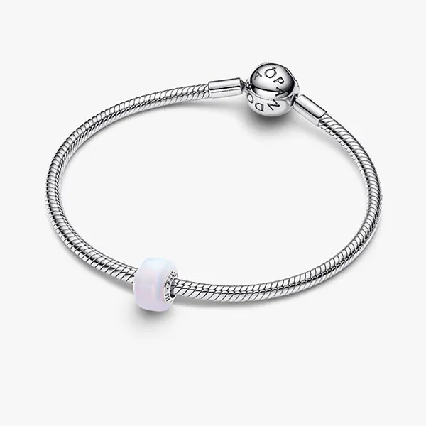 Hạt Vòng Charm Pandora Opalescent Charm 794245C01 Màu Xanh Gradient