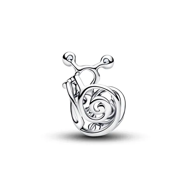 Hạt Vòng Charm Pandora Silver Charm Proud Little Snail 794557C01 Màu Bạc