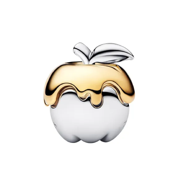 Hạt Vòng Charm Pandora x Disney Snow White Poison Apple Charm 764384C01 Màu Bạc