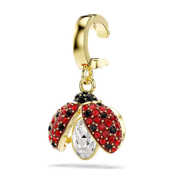 Hạt Vòng Charm Swarovski Idyllia Charm Mixed Cuts, Ladybug, Red, 18K Gold Plated 5743138 Màu Vàng/Đỏ