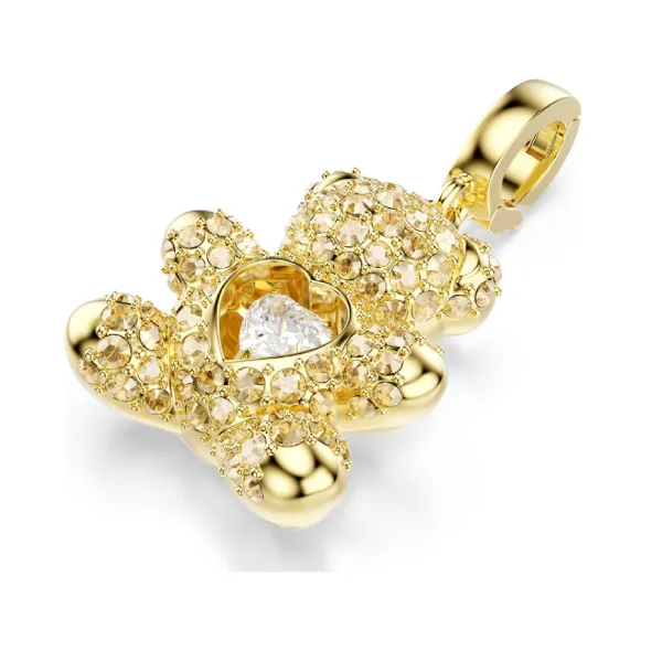 Hạt Vòng Charm Swarovski Idyllia Charm Mixed Cuts, Teddy, Gold Tone, 18k Gold Plated 5743147 Màu Vàng