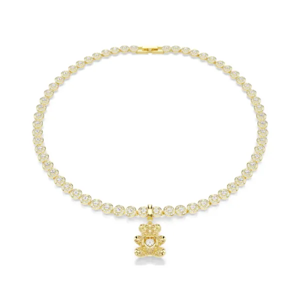 Hạt Vòng Charm Swarovski Idyllia Charm Mixed Cuts, Teddy, Gold Tone, 18k Gold Plated 5743147 Màu Vàng