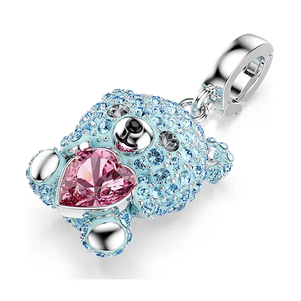 Hạt Vòng Charm Swarovski Idyllia Charm Teddy 5750253 Màu Xanh Blue