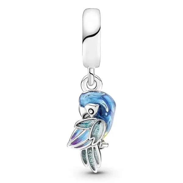 Hạt Vòng Charm Pandora Murano Glass Cute Octopus Dangle 791679C01 Phối Màu