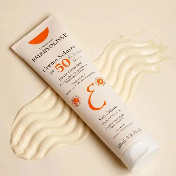 Kem Chống Nắng Ngăn Tia UV, Bảo Vệ Da Embryolisse UV Crème Solaire SPF50 PA++++, 100ml