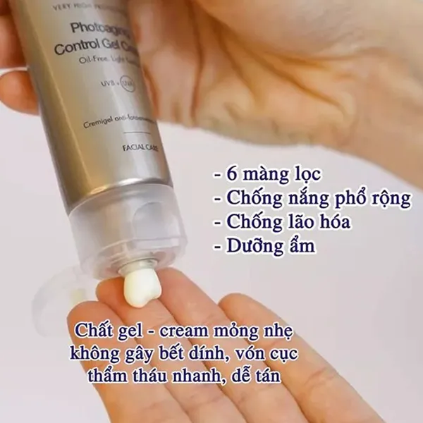 Kem Chống Nắng Ngừa Lão Hóa Casmara Photo-Aging Control Gel Cream SPF 50+ 50ml