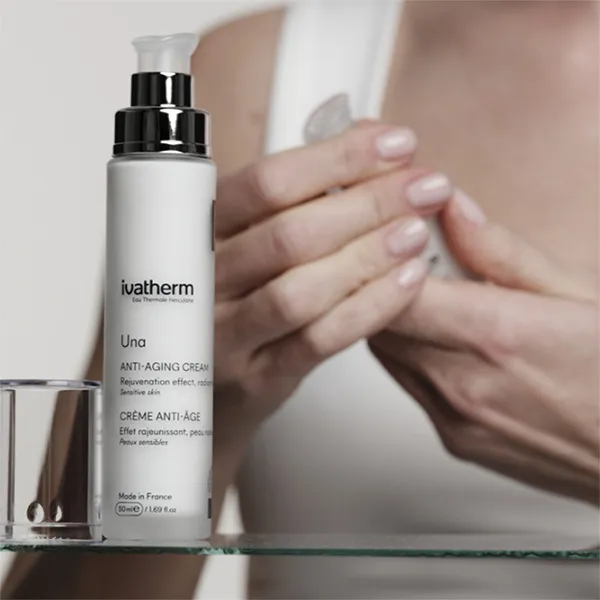 Kem Dưỡng Ẩm Dịu Nhẹ Và Trẻ Hóa Làn Da Ivatherm Una Anti Aging Cream 50ml
