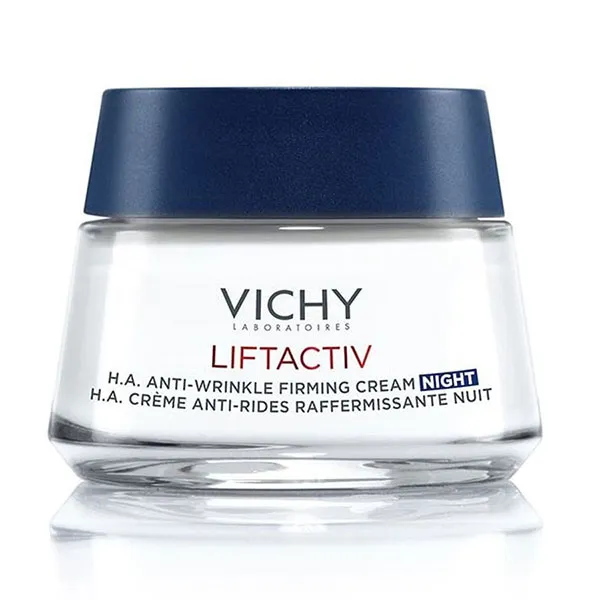 Kem Dưỡng Da Ban Đêm Cải Thiện Nếp Nhăn Vichy Liftactiv H.A. Anti Wrinkle Firming Cream Night 50ml