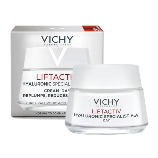 Kem Dưỡng Da Ban Ngày Cấp Ẩm, Hỗ Trợ Làm Trẻ Hóa Da Vichy Liftactiv Hyaluronic Specialist HA Day Cream 50ml