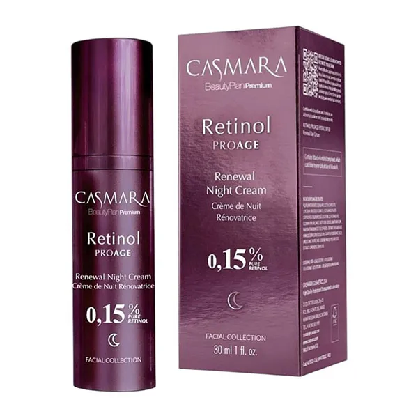 Kem Dưỡng Da Hỗ Trợ Trẻ Hóa Và Tái Tạo Da Ban Đêm Casmara Re ProAge Renewal Night Cream 0.15% 30ml