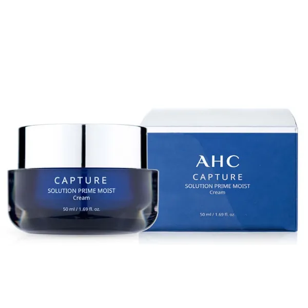 Kem Dưỡng Hỗ Trợ Cấp Ẩm Phục Hồi Da AHC Capture Solution Prime Moist Cream 50ml