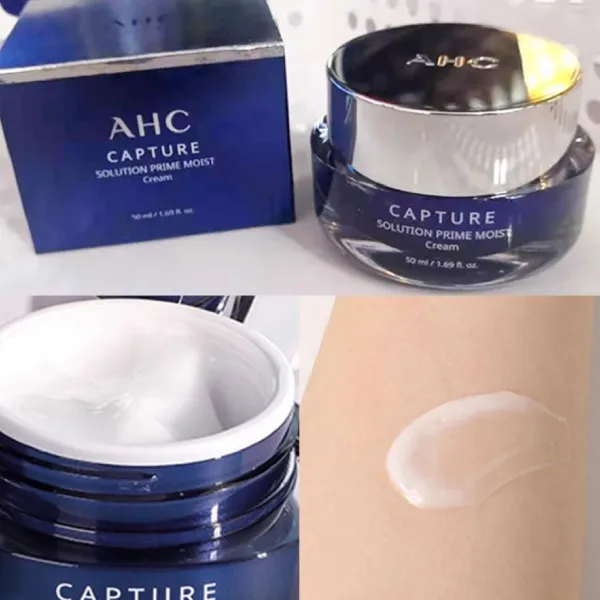 Kem Dưỡng Hỗ Trợ Cấp Ẩm Phục Hồi Da AHC Capture Solution Prime Moist Cream 50ml
