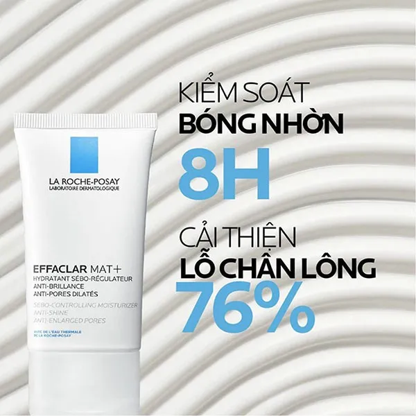 Kem Dưỡng Kiềm Dầu, Cải Thiện Lỗ Chân Lông La Roche-Posay Effaclar Mat+ 40ml