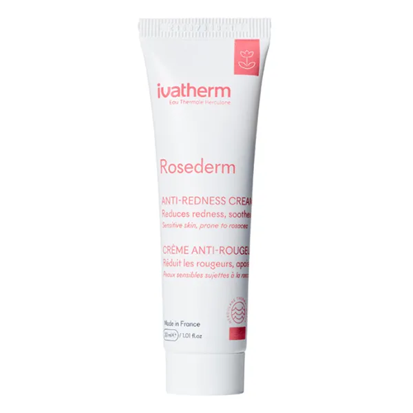 Kem Dưỡng Làm Dịu, Giảm Mẩn Đỏ Ivatherm Rosederm Anti-Redness Cream 30ml
