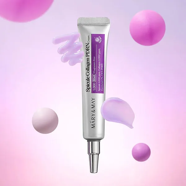 Kem Dưỡng Vi Kim Mary & May 1000 Shot Spicule Collagen PDRN Cream 15g