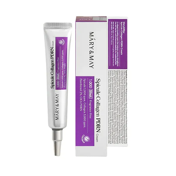Kem Dưỡng Vi Kim Mary & May 1000 Shot Spicule Collagen PDRN Cream 15g