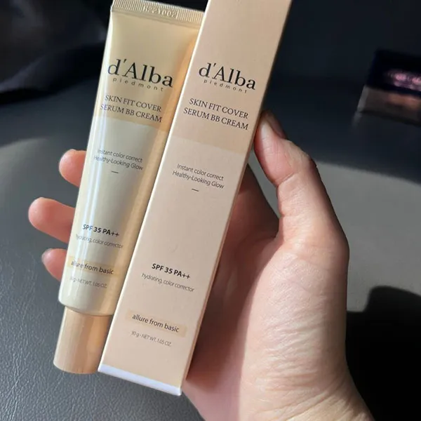 Kem Nền D'Alba Skin Fit Cover Serum BB Cream SPF 35 PA++ 30g