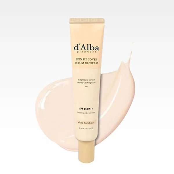Kem Nền D'Alba Skin Fit Cover Serum BB Cream SPF 35 PA++ 30g