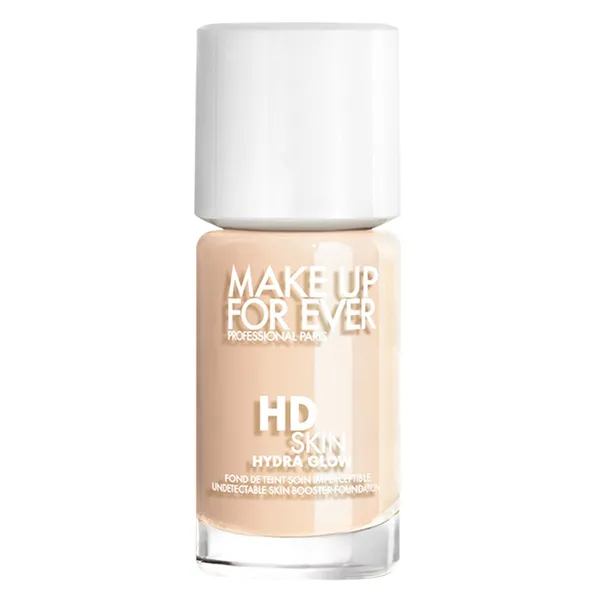 Kem Nền Make Up For Ever HD Skin Hydra Glow Hydrating Liquid Foundation Tone 1R00