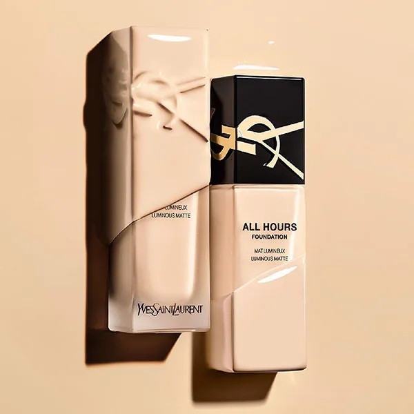 Kem Nền Yves Saint Laurent YSL All Hours Foundation Mat Lumineux Luminous Matte Tone LW1, 25ml
