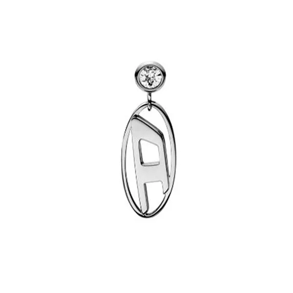 Khuyên Tai Diesel Earring DX1502040 Stainless Steel Silver Màu Bạc