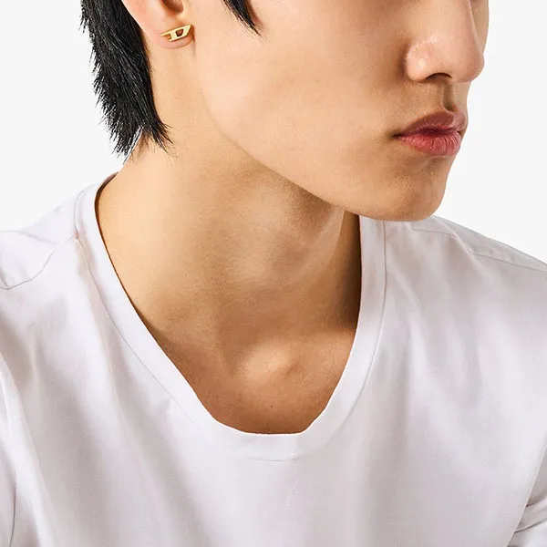 Khuyên Tai Diesel Earring Stainless Steel DX1520710 Màu Vàng