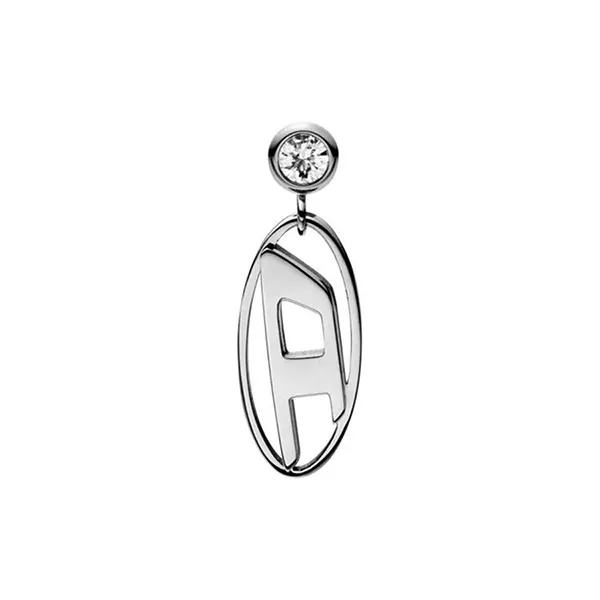 Khuyên Tai Diesel Stainless Steel Drop Earring DX1655040 Màu Bạc